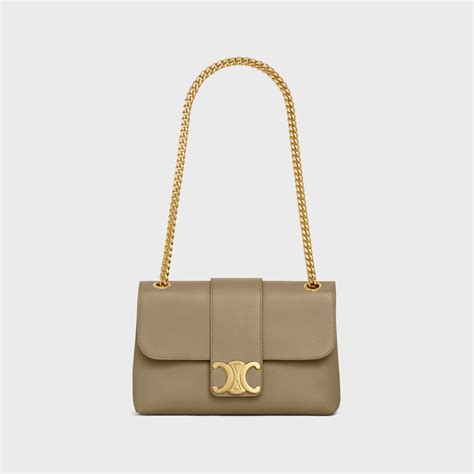 medium celine victoire bag in supple calfskin brown sepia|Celine victoria bag.